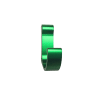 Patère color design aluminium vert