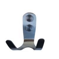 Patère crochet double en acier inoxydable