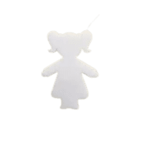 Porte manteau design italien Fille blanc PETROZZI ABITI KIDS