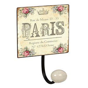 Image 1001 Patère Patere crochet porcelaine PARIS dans le site N°1 de patère et porte-manteaux de france
