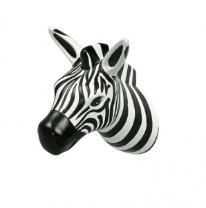 Image 1001 Patère Patere design animal zoo tete de zebre tropical dans le site N°1 de patère et porte-manteaux de france