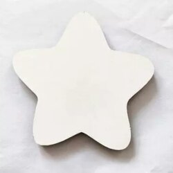 Patère design étoile blanche en bois chez 1001 Patères