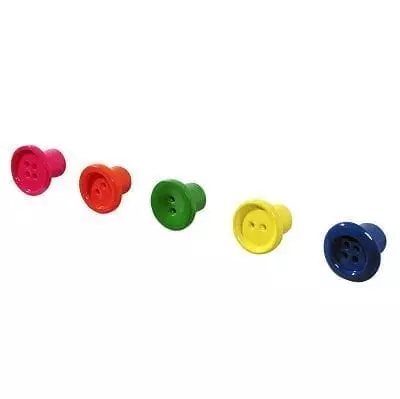 Patères multicolor boutons chez 1001 Patères