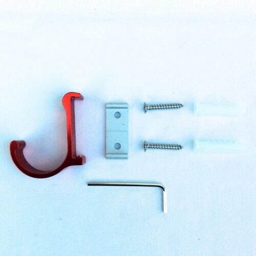 Image 1001 Patère patère color aluminium rouge kit dans le site N°1 de patère et porte-manteaux de france