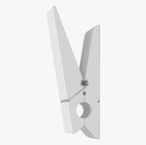Patère blanche design PINCE ALORS SWABDESIGN
