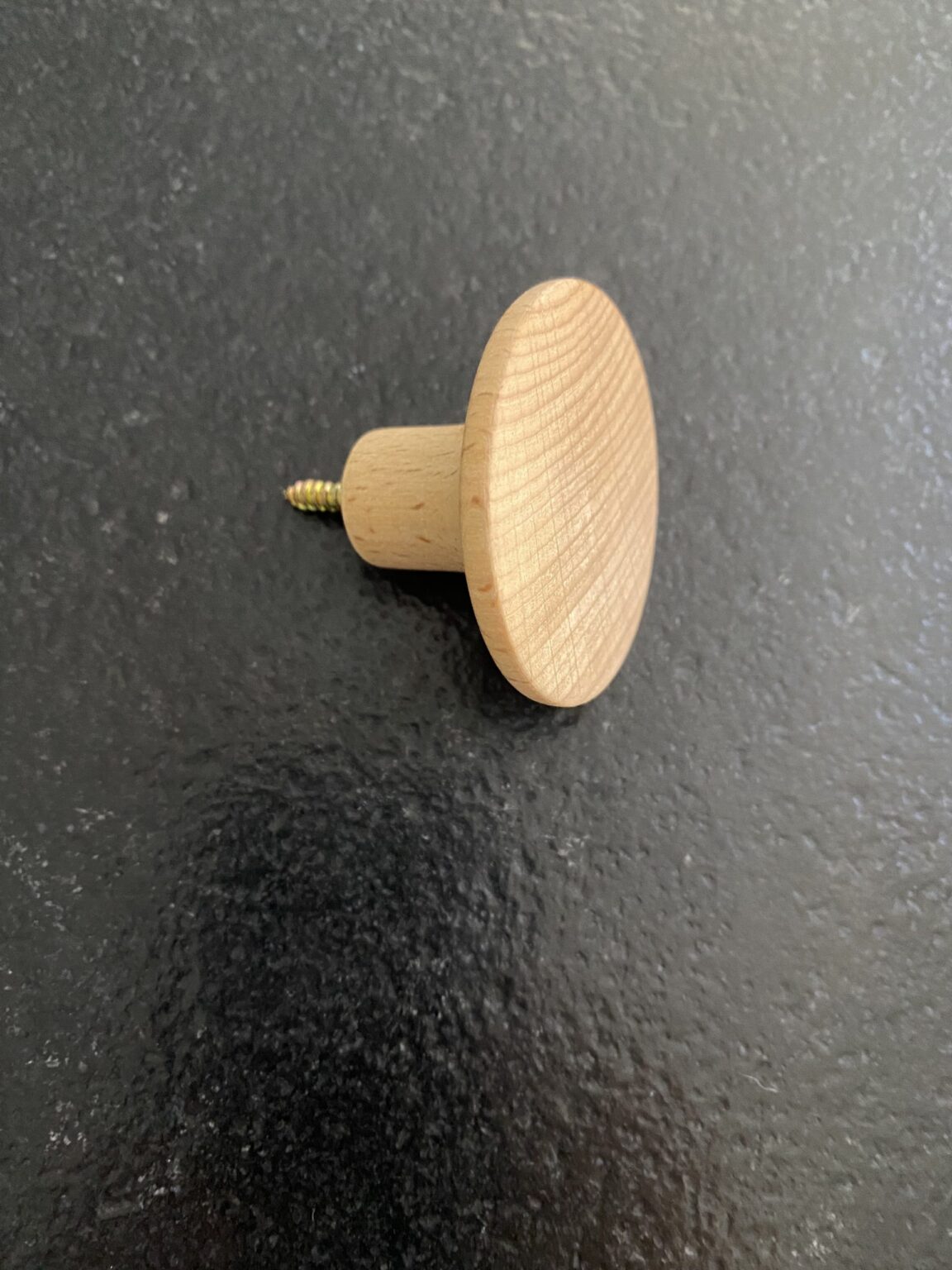 Patère ronde en bois naturel style scandinave petit modèle 1001