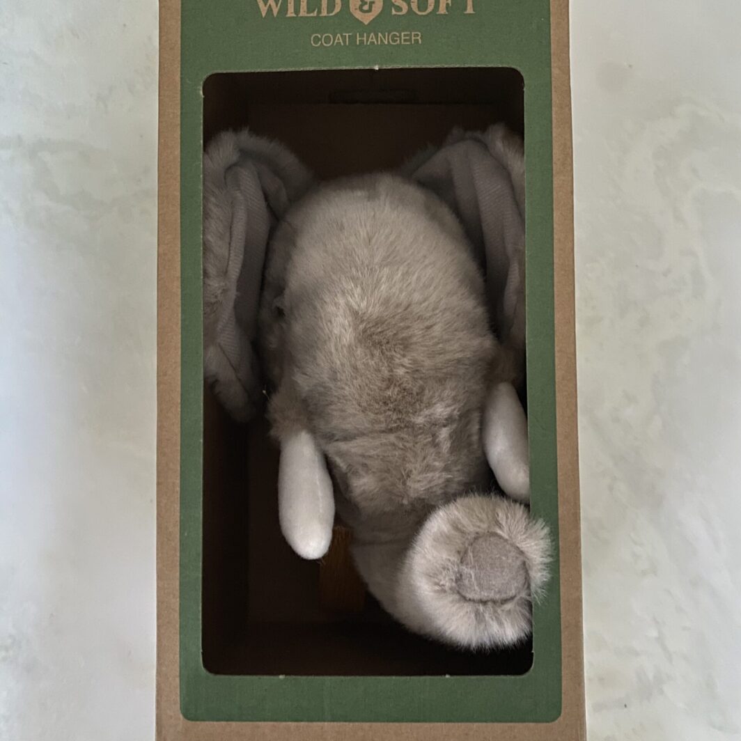 Patère éléphant peluche WILD and SOFT