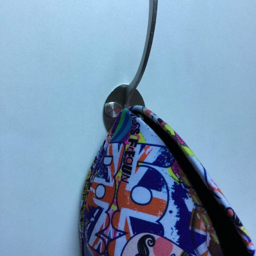Porte manteau porte serviette double en aluminium brosse dans le site N°1 de patère et porte-manteaux de france