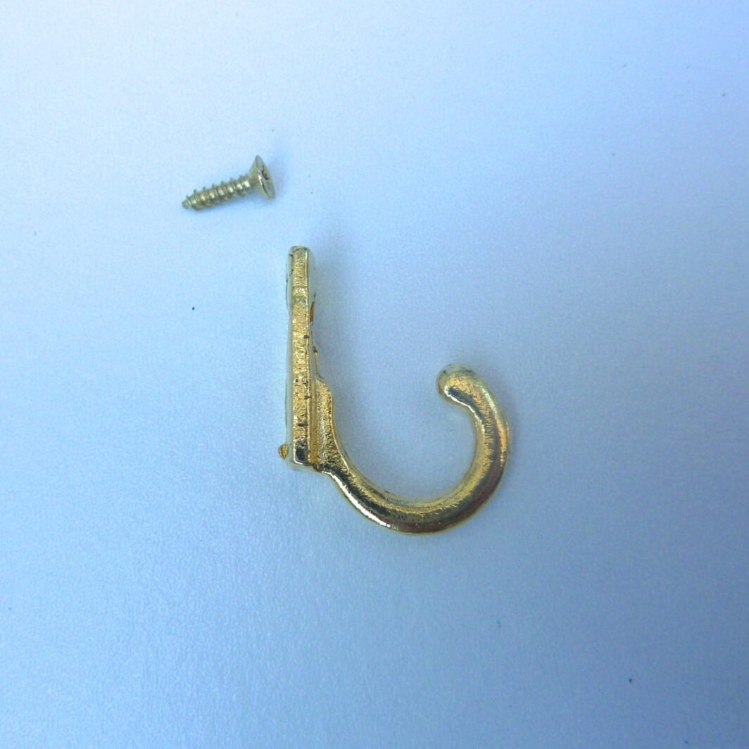 Image 1001 Patère patere crochet simple metal dore 3 dans le site N°1 de patère et porte-manteaux de france