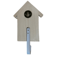 Patère cabine de plage rayée bouée marine – Image 3