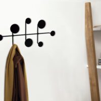 Patère design space noir mat NESU