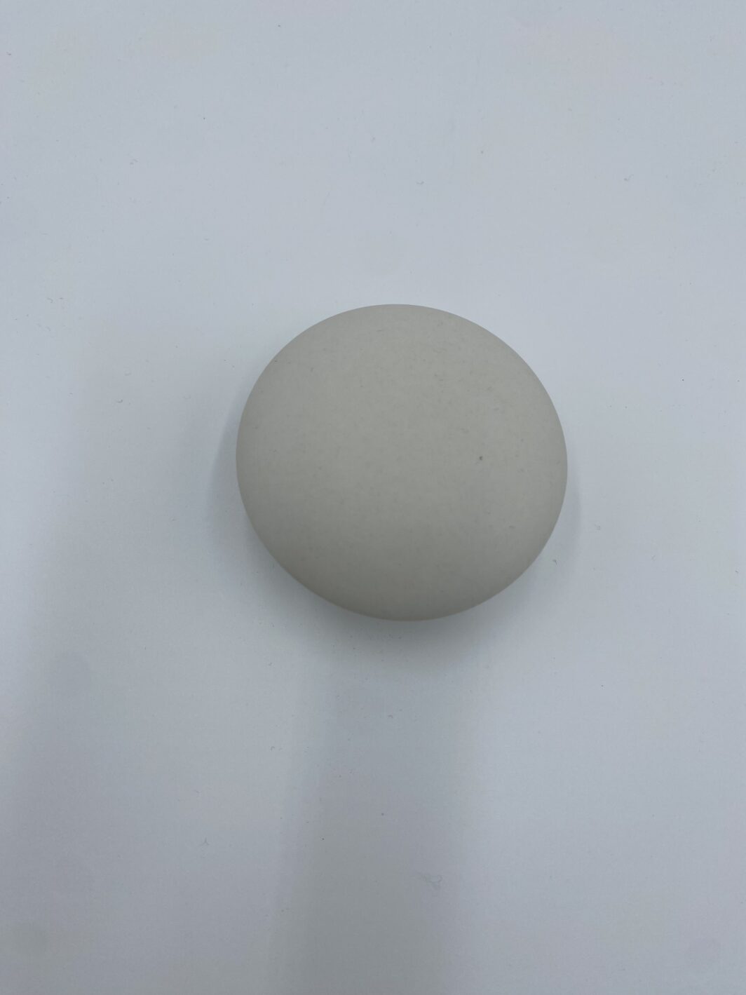 Patère bouton céramique 7 cm blanc