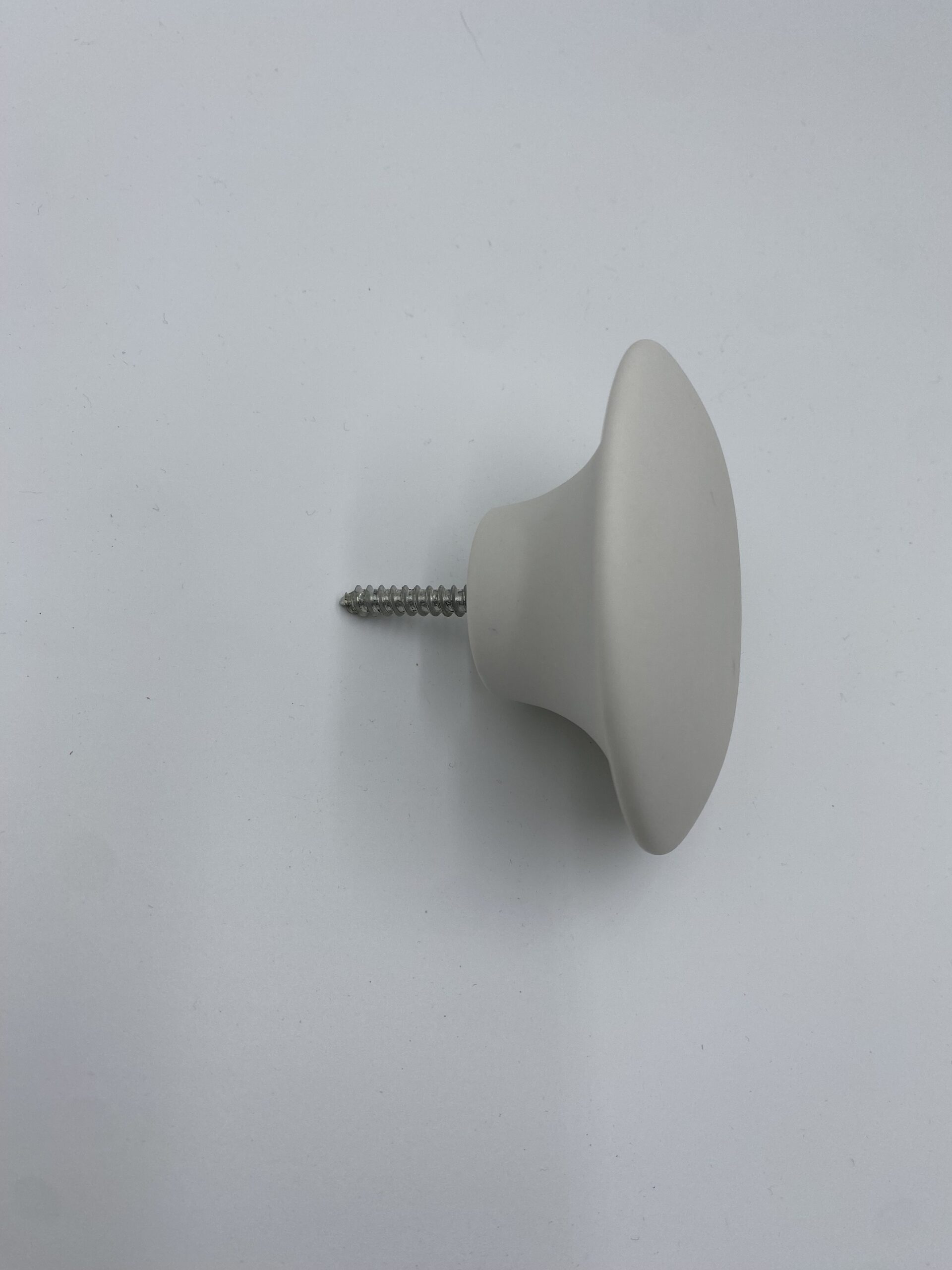 Patère Anne Black 9 cm blanc mat