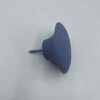 Patère Anne Black 9 cm bleu mat