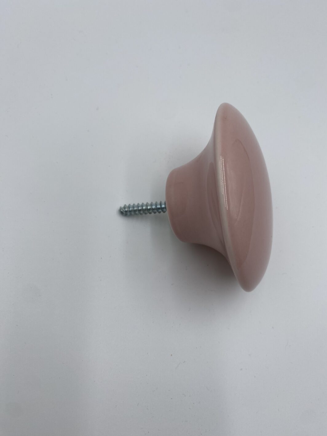 Patère Anne Black 9 cm rose blush brillant