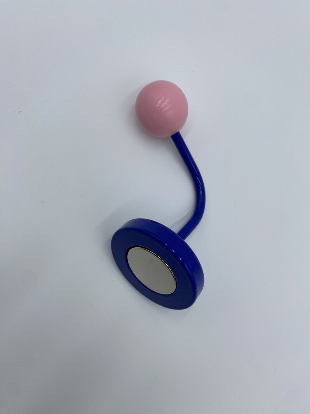 Patère bleu et rose vintage aimantée