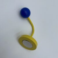 Patère bleu vintage aimantée