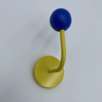 Porte-manteau aimant bleu