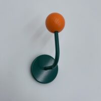 Porte-manteau aimant orange