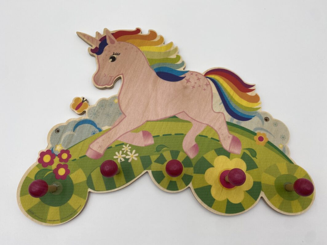 Porte-manteaux 5 patères licorne HESS