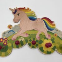 Porte-manteaux 5 patères licorne HESS