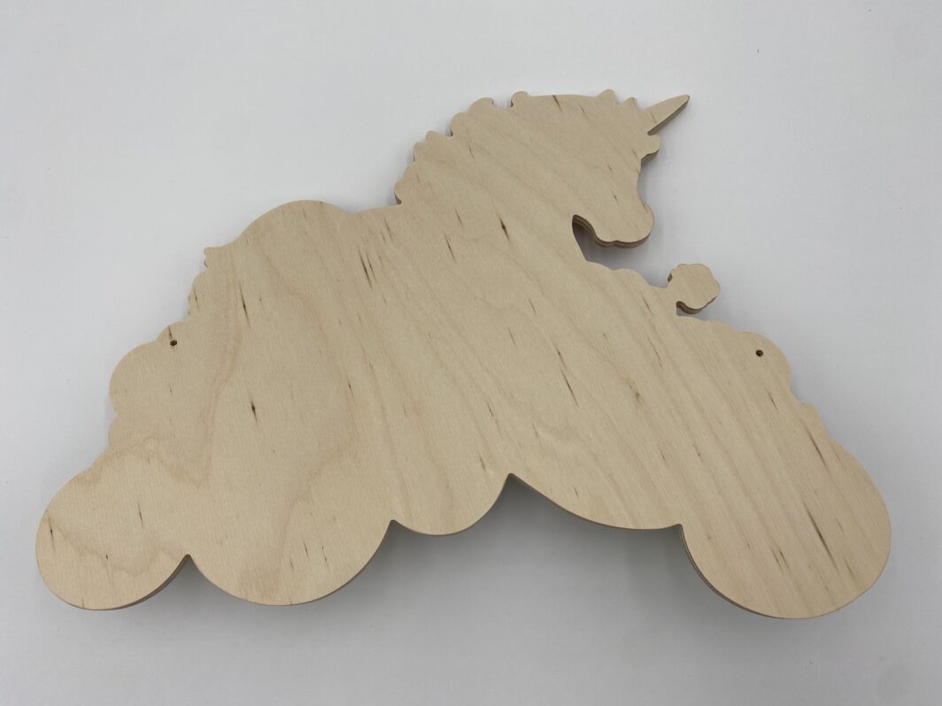 Porte-manteaux mural en bois HESS licorne