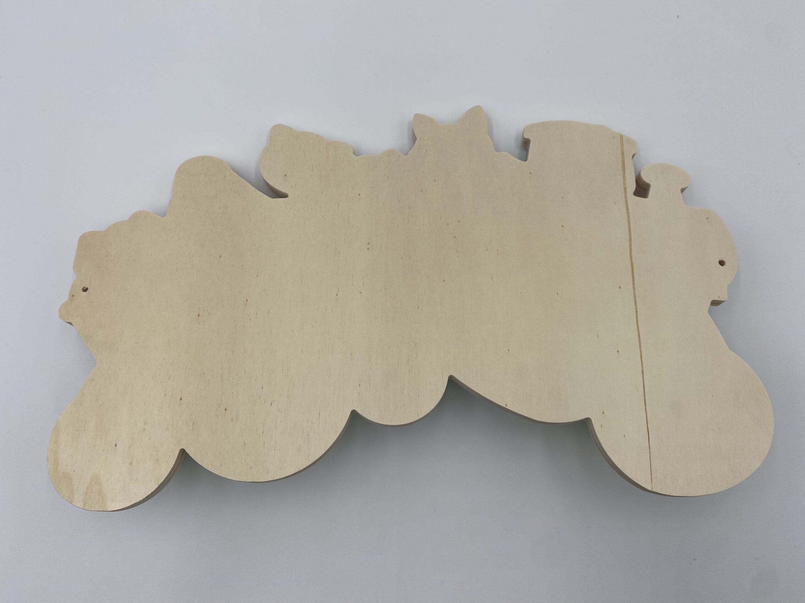 Porte-manteaux mural en bois HESS train